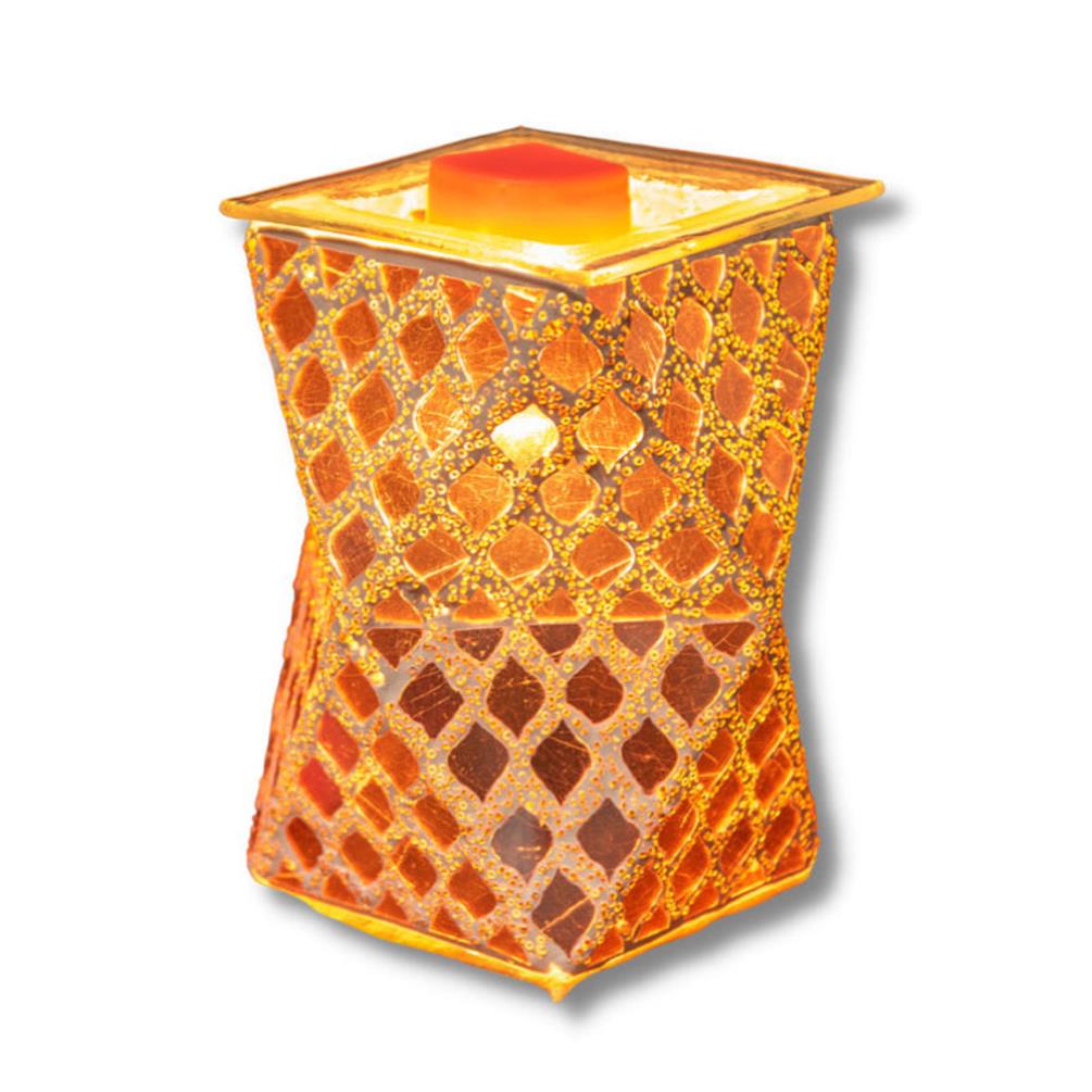 Sense Aroma Rose Gold Moroccan Geometric Electric Wax Melt Warmer £35.09